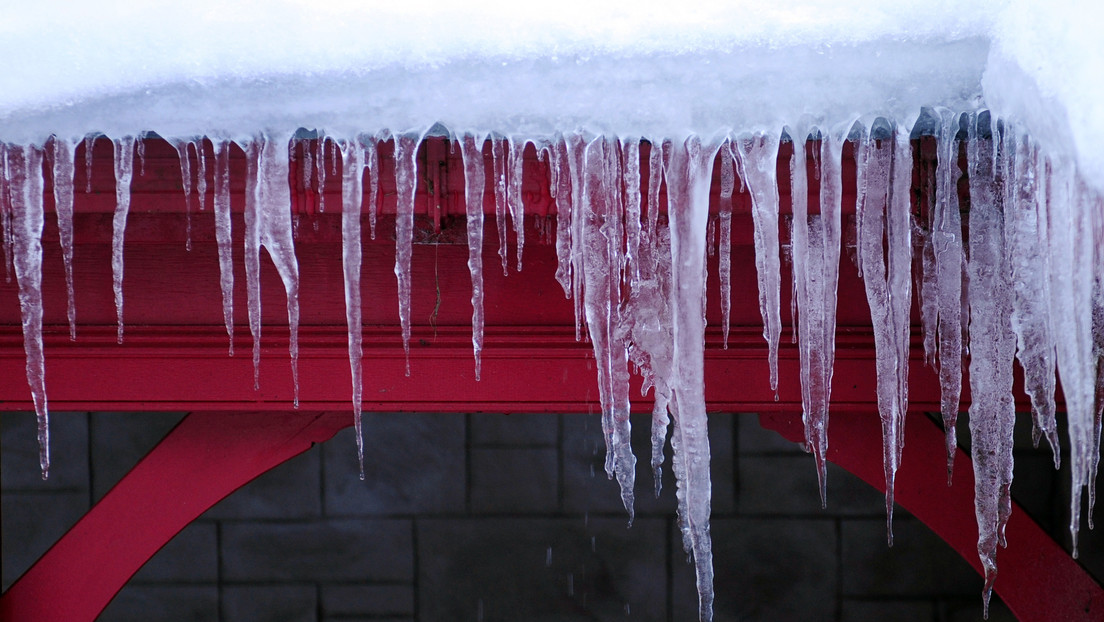 Bloque de hielo, nieve, siberiana