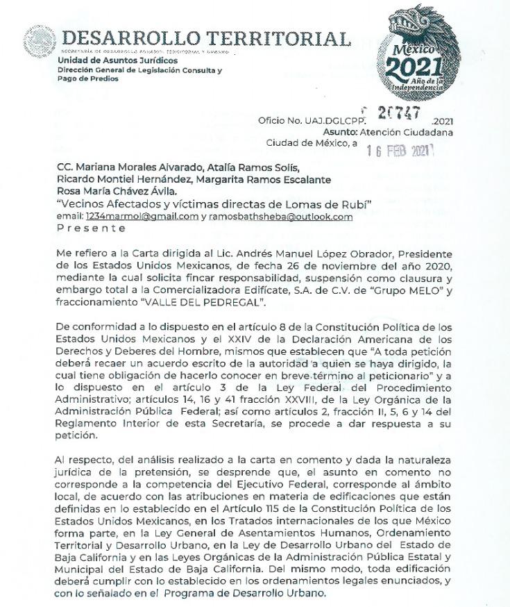 Trabajos, municipio, lomas del rubí , obras
