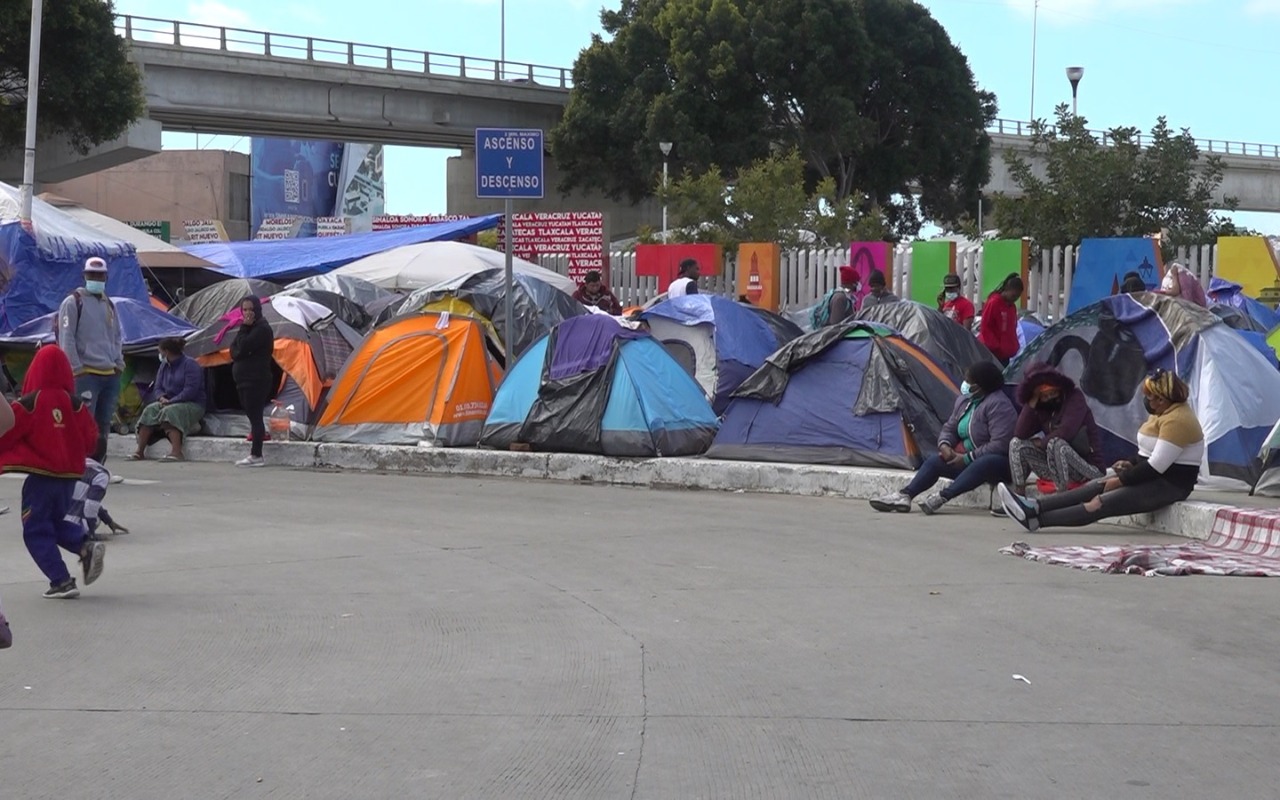 Migrantes, albergues, El Chaparral