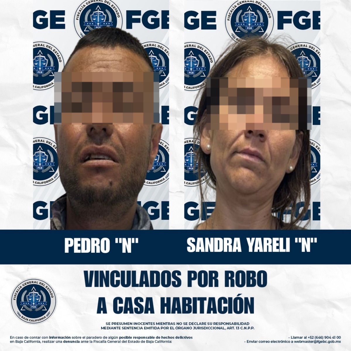 UN HOMBRE Y UNA MUJER ENFRENTAN PROCESO PENAL POR ROBO A CASA ...
